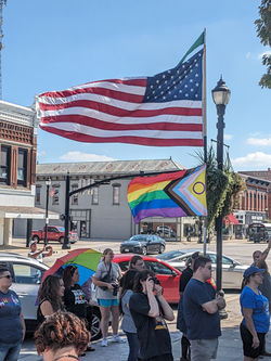 Protesters Gathering